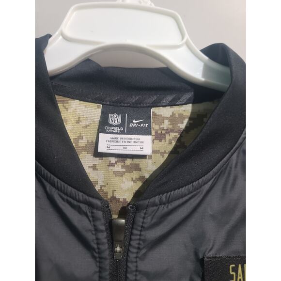 Nike Dri-FIT Green Bay Packers On Field Salute Service Jacket Size M - Picture 5 of 7